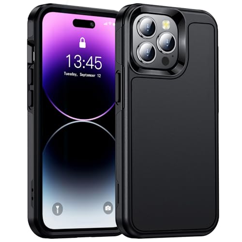 Temdan for iPhone 14 Pro Case, Heavy Duty Protection, Drop-proof, Ultra-Rugged, Protective Case, Shockproof Phone Case Cover for iPhone 14 Pro 6.1 inch, Black Temdan for iPhone 14 Pro Case, Heavy Duty Protection, Drop-proof, Ultra-Rugged, Protective Case, Shockproof Phone Case Cover for iPhone 14 Pro 6.1 inch, Black