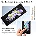 MoShieldwish 4 Pack Screen Protectors for Samsung Galaxy Z Flip 4, 2 Inside Flexible Film + 2 Front Tempered Glass, Scratch Resistant, Touch Sensitive, HD Clear