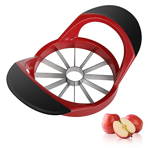 Comparison: Best Apple Corer And Slicer 11 Supercenter Apple Cutter, Apple Corer and Slicer - Stainless Steel Apple Corer - 4.72 Inch Apple Slicer Tool with 12 Super Sharp Blades, lightweight Apple Slicer and Corer with Anti-slip Handle