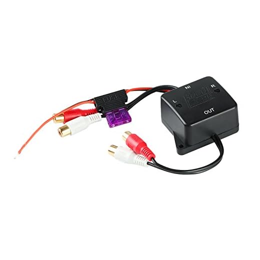 MAS RCA Audio Amplifier PRE-AMP Adjustable LINE Driver Signal Booster LD10 RED White