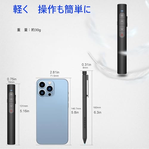 Roaprobe ワイヤレスパワーポイントプレゼン の商品画像 5