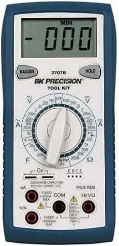 B&K Precision 2707B Manual Ranging True RMS Tool Kit Digital Multimeter