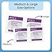 HCS Large Alcohol Prep Pads - 70% Isopropyl Alcohol Wipes, Individually Wrapped - 2 ply, Textured, Sterile Skin Prep Swabs (400/Box)