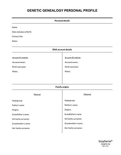 Easygenie 196944 Genetic Genealogy Triangulation Kit For Dna Tests And Ancestry Research thumb #2