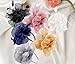 Z&X Fancy Fascinator Pillbox Hats for Women Kentucky Derby Satin Floral Wedding Tea Party Hat with Headband Clip Grey 029- Grey One Size
