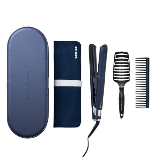 Cloud Nine 2-in-1 Contouring Original Iron Glätteisen – Haarglätter & Lockenstab mit gebogenen Sericite®-Platten, Revive Mode® & 11 Temperatureinstellungen (100–200 °C) – Für gesundes Styling Cloud Nine 2-in-1 Contouring Original Iron Glätteisen – Haarglätter & Lockenstab mit gebogenen Sericite®-Platten, Revive Mode® & 11 Temperatureinstellungen (100–200 °C) – Für gesundes Styling
