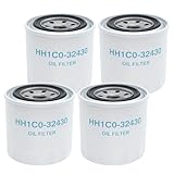 DUZFOREI 4Pcs HH1C0-32430 Oil Filter, Replacement for Kubota Tractor Excavator Loader SVL75 SVL75C