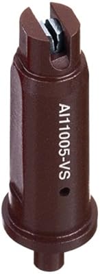 TeeJet AI11005-VS Air Induction Visiflo Flat Spray Nozzle - 110Â° - 0.5 GPM - Brown (Pack of 12)