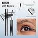 JUDYDOLL 3D Curling Eyelash Iron Mascara -Waterproof, Volumizing and Lengthening, Smudge-Proof, Clump-Free, Ultra Fine, Black & Brown Tubing Mascara, Classic & Upgraded Edition, Suitable for all Types