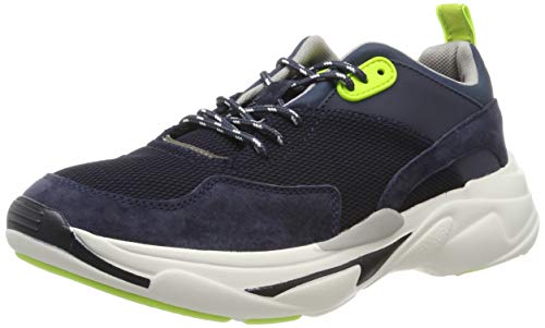 Pepe Jeans Men's Sinyu Man 19 Low-Top Sneakers, Blue Navy 595, US 7.5