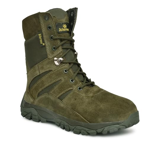 Image of Rapid Response Army & Tactical Boot for Men | Side Zip Genuine Leather Lightweight Combat Military Boots | Anti-Skid Outsole | Breathable & Durable