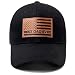 68LDROOTER Best Dad Ever American Flag Hat, Dad Hat Fathers Day Birthday Gifts for Dad Papa from Daughter Son Black Cap (US, Alpha, One Size, Black)