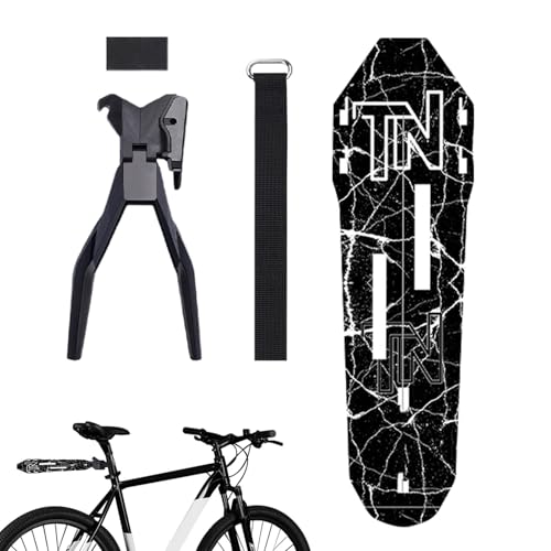 Guardabarros Trasero para Bicicleta, Tabla amplificadora de Bicicleta de montaña | Protección Delantera y Trasera para Barro | Cobertura Completa Espesa y expandida, de liberación rápida