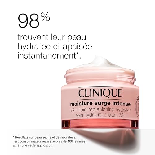 Clinique Moisture Surge Intense 72H Soin Hydro-Relipidant 72H Visage, à l'Acide Hyaluronique, Eau d'Aloe Vera + Cica | Hydratant 30 ml