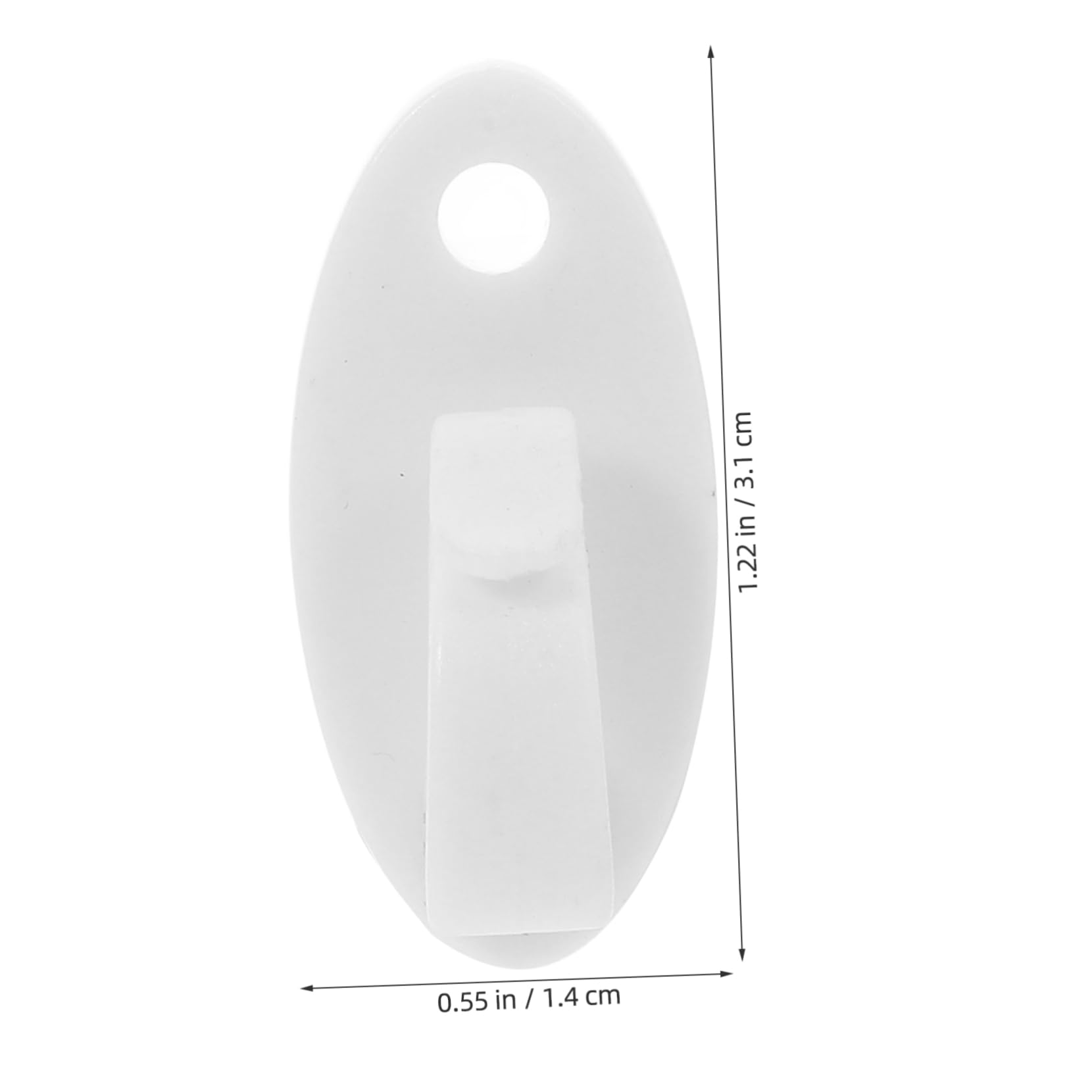 FUNOMOCYA 12pcs Plastic Hanging Hooks for Outdoor String Lights Secure and Stable Clips for Easy Installation Multiuse Hook for Lighting Fixtures and Plant Baskets Aesthetic Design