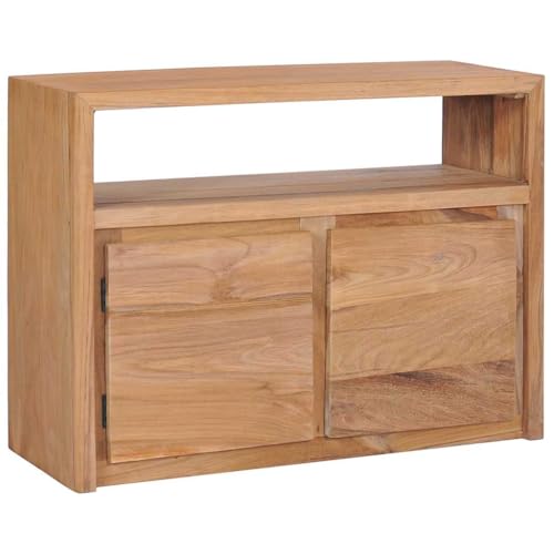 Générique Buffet 80x30x60 cm Bois de Teck Massif, Meubles, Armoires & Meubles de Rangement,...