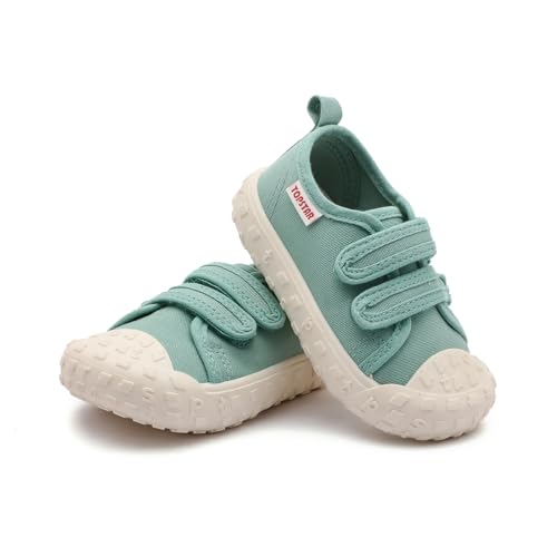 Toddler Canvas Shoes Baby Girls Boys Non-Slip Breathable Sneakers Lightweight Outside Walking Shoes 12 18 21 24 Months2