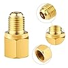 Aupoko R1234YF Vacuum Pump Adapter, Refrigerant Tank to R12 Fitting Adapter, 1/2’’ Acme Female to 1/4’’ SAE Male Flare Adapter, Fits for R1234yf to R12 Refrigerant System #3