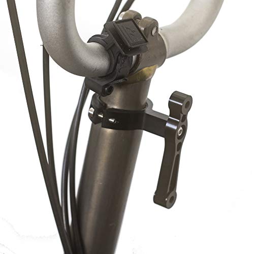 Stem Holder for Water Bottle Cage for Brompton Bikes Black