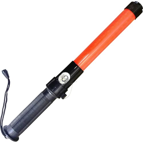 イチネンアクセス Beruf SECURITY(ベルーフ セキュリティ) 安全用品 警笛付LED指示灯 赤 38cm BBLーWH01D 87478 手元ライト付き