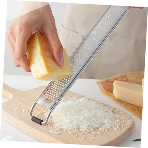 Set rallador de queso de acero inoxidable con protector y cepillo miniatura 5