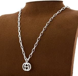 Amazon | GUCCI(グッチ) ネックレス ペンダント GGモチーフ ダブルG