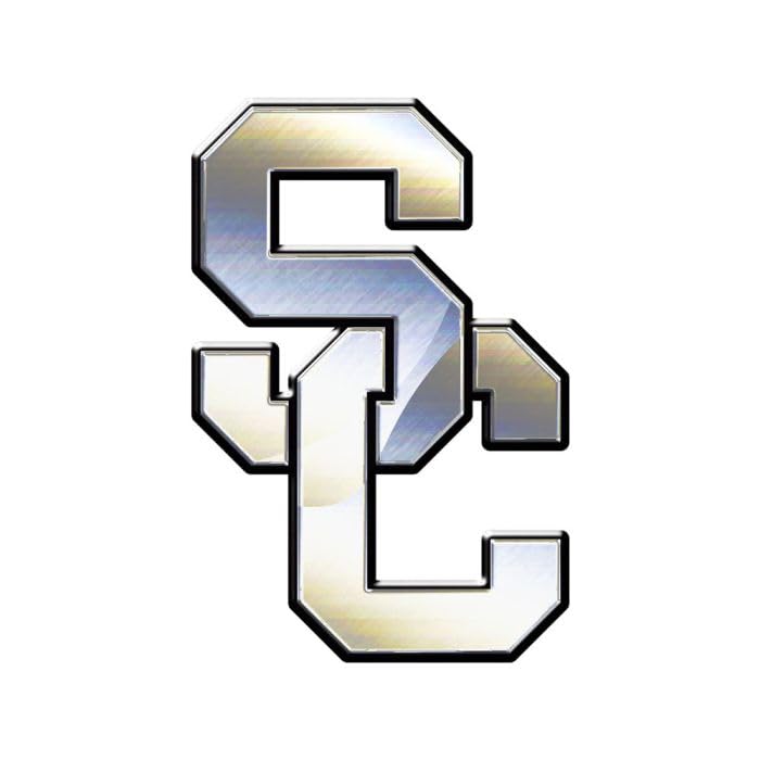 WinCraft USC S1959018 Chrome Free Form Auto Emblem