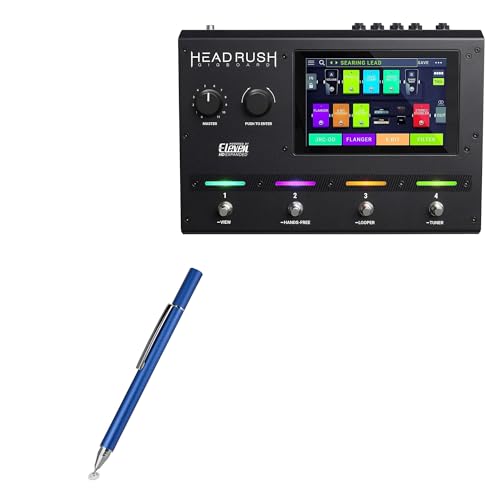 BoxWave Stylus Pen Compatible with Headrush Gigboard - FineTouch Capacitive Stylus, Super Precise Stylus Pen - Lunar Blue