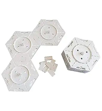 10pcs Wall Mount Kit for Cololight Hexagon Wall Lights, LED Light Panels Lamp RGB Gaming Lights with 16 Million Colors for Gaming Room, Home Decoration