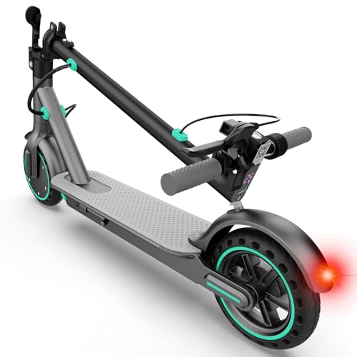 Electric Scooter Adults 350w High Power Motor Pneumatic 8.5 Up to 25KM/H Long Range 28-35KM Double Drum Braking System Folding Escooter Max Load 120kg APP Control