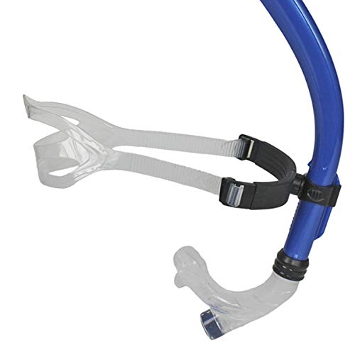 SK-Central Fun Dive, Snorkel Respirador Frontal Longo para Natação Cor:Transparente - Azul