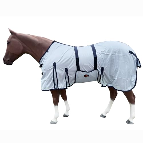 HILASON Horse Fly Sheet - Summer Spring UV Protection Mesh Bug Mosquito FlySheet for Horses | Fly-Sheet