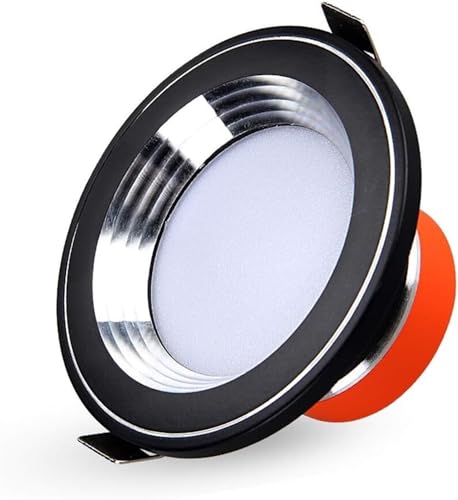 WaiDXn WDX- Robusto Foro di trivellazione da 70mm-90mm Faretto da Incasso a Pannello Tondo Ultra Sottile Europeo Faretti a soffitto for Abiti Commerciali Riflettore(White Light)