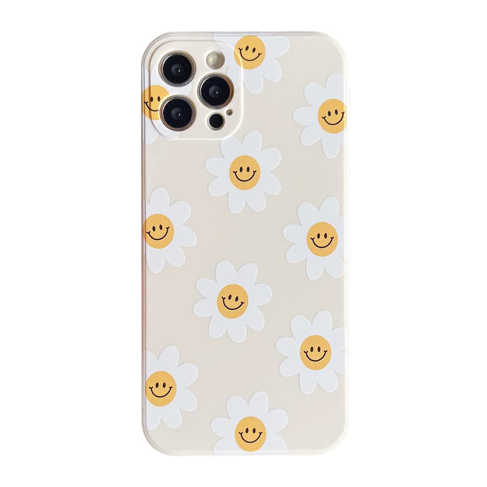 Amazon.com: White Sunflower Cute Flower Phone Case for Apple 