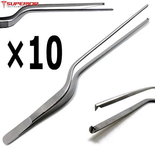 10 Pcs Superior Adson Bayonet Forceps 8