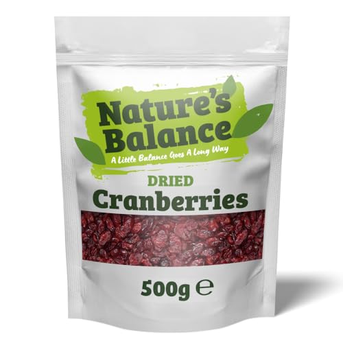 Natures Balance Dried Cranberries 500g Sweetened Juicy Dried Cranberries