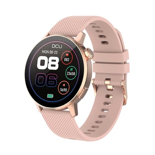 DCU TECNOLOGIC Smartwatch GPS GEOTRACK S Pantalla Amoled | Altímetro, Barómetro y Brújula Integrados | más de 130 Modos Deportivos | Llamadas a través de Bluetooth | Compatible con Android/iOS