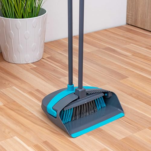 SIDCO Kehrgarnitur mit langem Stiel Schaufel Kehrblech Kehrset Kehrschaufel Handfeger – Bild 5