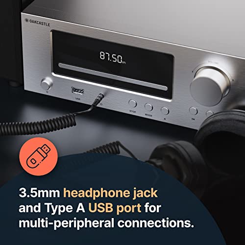 Oakcastle 1000002879 Bluetooth Stereo Shelf System And Cd Player thumb #4
