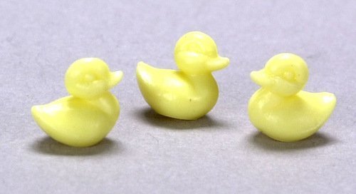 Dollhouse Miniature 1:12 Scale 100 Pc Mini Yellow Ducks SET #Ma0269