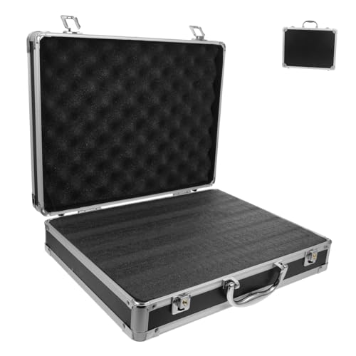 Aluminum Alloy Tool Box Safe for Documents Storage Case Briefcase for Men