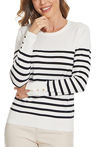 Image of Spicy Sandia Women's Long Sleeve Crewneck Sweaters Dressy Casual