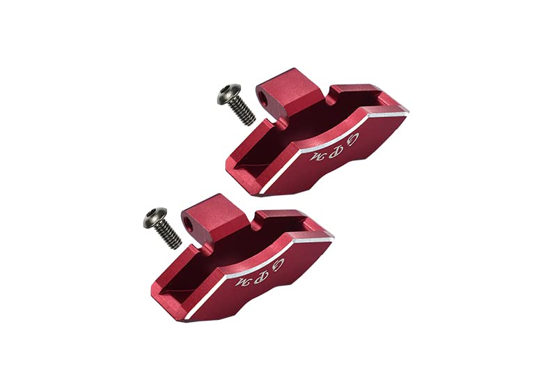 GPM for TRAXXAS-1/7 Unlimited Desert Racer Aluminum Front/Rear Brake CALIPER-4PC Set (red)