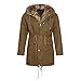 Produktbild D-Rings Herren Winter-Parka Winter-Jacke mit Kunstfell Winter Parka mit Fell-Imitat Jacke Mantel Herren Winter-Parka Winter-Jacke mit Kunstfell & Kapuze