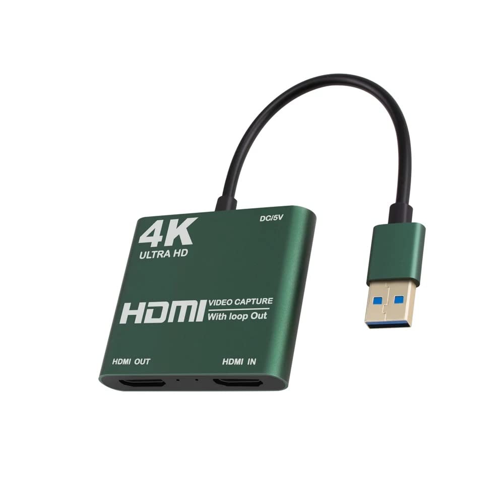 4K HDMI to USB 2.0 Video Capture Card with Loop Out for Board Game Record Live Streaming Broadcast Capture Card-image-5
