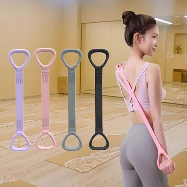Fitness Resistance Band Arm Back Shoulder Exercise Elastic Rope Stretch Fitness Band Back Training Rope Training Device
