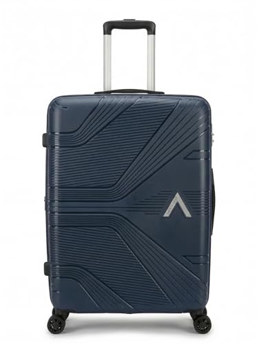 Image of VIP Aristocrat 55, 66 & 75 Cm Polyproplyene Hard-Sided 4 Wheels Spinner Luggage Set of 3 Trolley Bags for Travel with Combination Lock| 3 Years Warranty (Navy Blue)