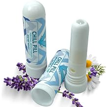 CHILL PILL 2PK Stress & Tension Relief Personal Sniffer Stick with Pure Undiluted Oil Blend | Soothes، Comforts، Calms Mood | Relaxing Christmas Gift