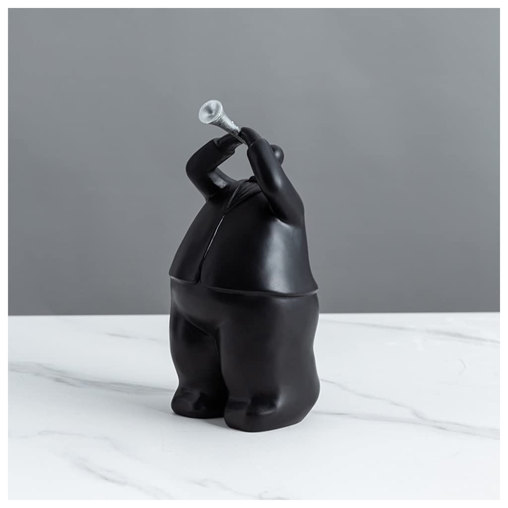 FLYIODFCXV desk ornaments, Resin Guitar Player Statues and Sculptures Home Décor,for Living Room Bedroom Office Bookshelf