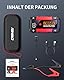 CARHEV Starthilfe Powerbank für pkw, 6000A Spitzenstrom Auto Starthilfe Powerbank, 12V Starter Powerbank(Bis zu 10L Benzin und 10L Diesel) Tragbarer Batterie Booster Jump Starter mit LED Taschenlampe